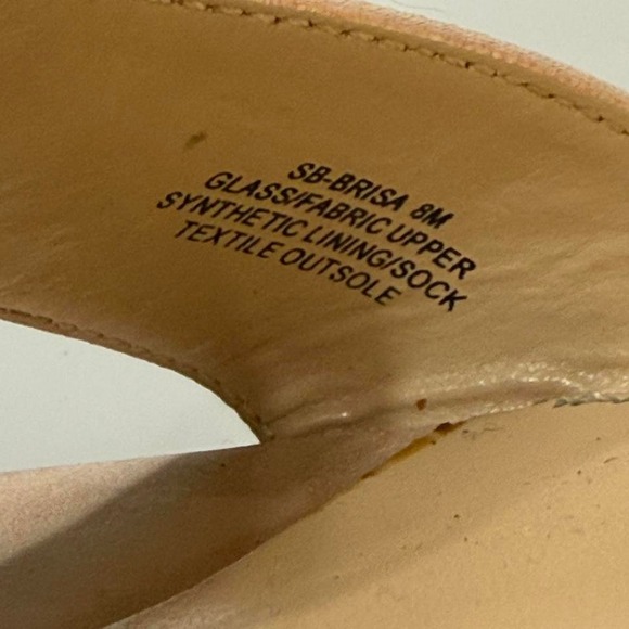 ✨ Betsey Johnson "SB-Brisa" Rhinestone Platform Heels – Size 8M - Picture 8 of 9